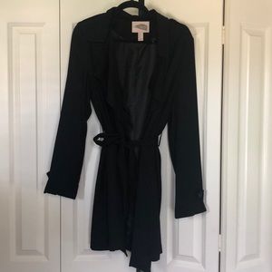 Black Forever 21 Trench Coat